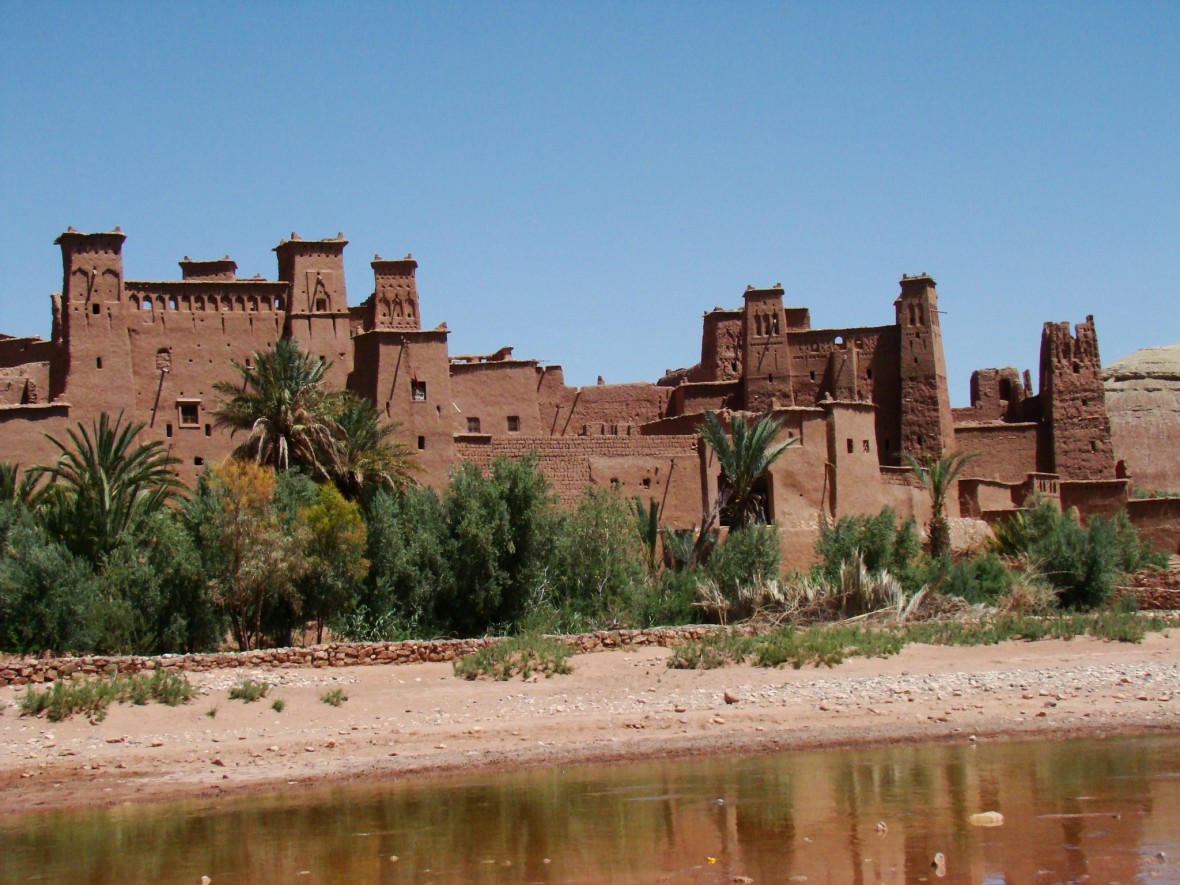 Ouarzazate dans le sud du Maroc