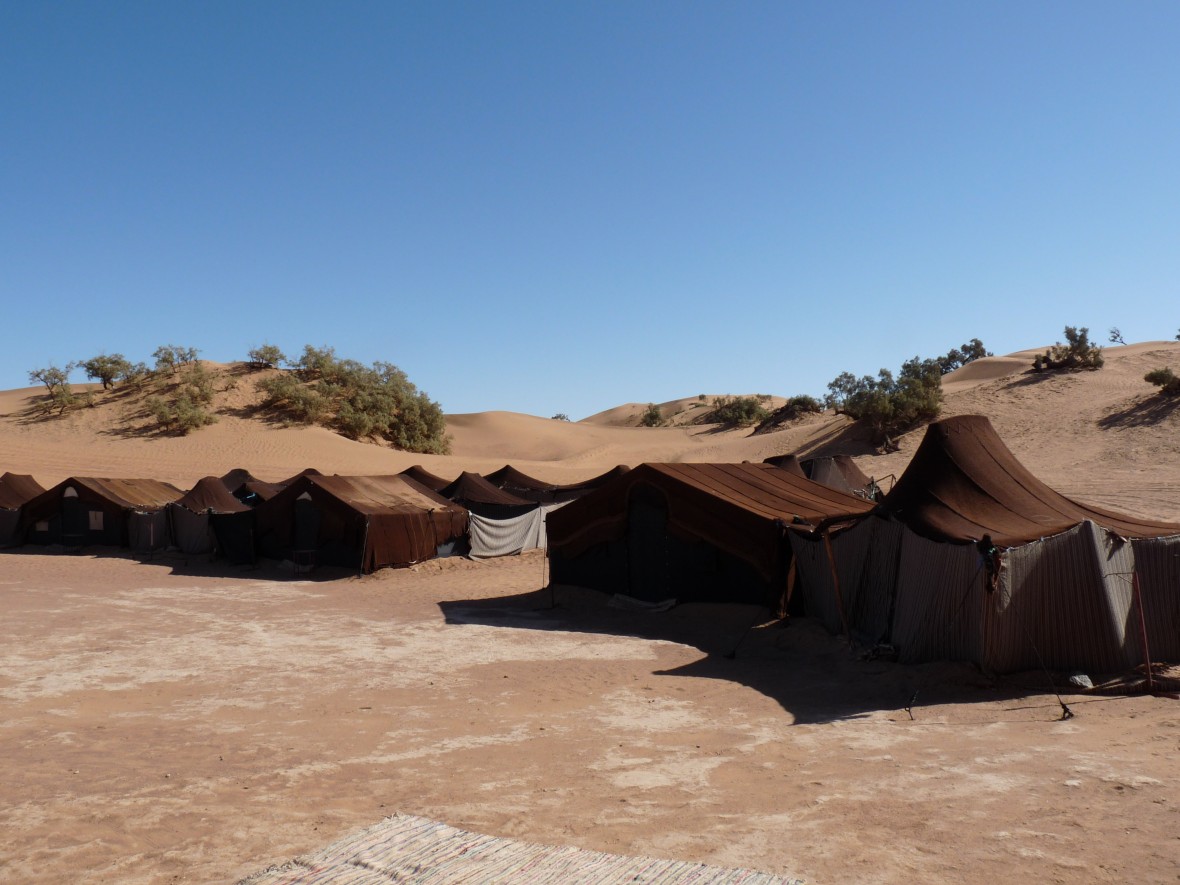 désert de m'Hamid - bivouac - sud Maroc