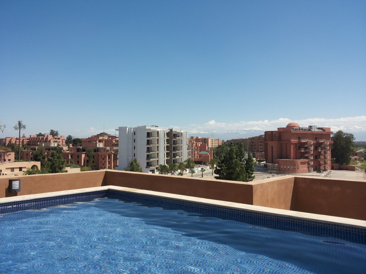 Piscine appart Marrakech location